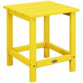 Polywood Long Island 18'' Lemon Side Table 633ECT18LE